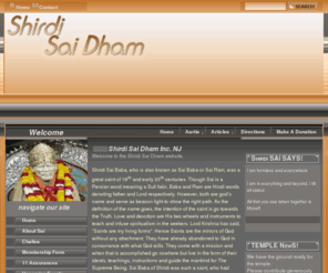 shirdisaidham.com: Shirdi Sai Dham
Shirdi Sai Dham Inc. website