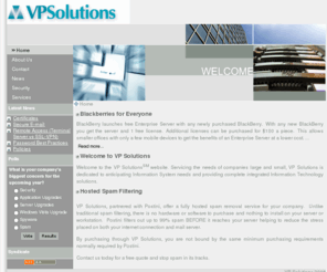 vpsi.com: VP Solutions - Home
Welcome to the VP Solutions website. Servicing the needs of companies large and small, VP Solutions is dedicated to anticipating Information System needs and providing complete integrated Information Technology solutions., welcome