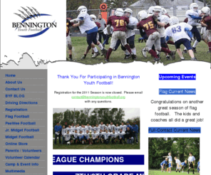 benningtonyouthfootball.org: youth football, Bennington Youth Football Home
Bennington Youth Football provides our youth an opportunity to play football in a safe and fun environment. Real coaching, real games, real fun