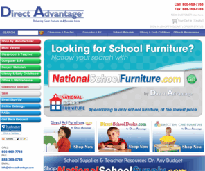 directadvantage.com: Teaching Supplies & Classroom Furniture at Direct Advantage
Find teaching supplies, classroom supplies, classroom furniture, classroom decorations, school desks, school chairs, school furniture and school supplies at Direct Advantage.