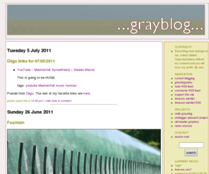 grayblog.co.uk: …grayblog…- separating the wanted from the unwanted
...grayblog... - no matter how far they go, people can never be anything but themselves...