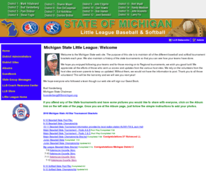 llbmichigan.org: Michigan State Little League
michigan state little league:league web site hosted at eteamz - All Over, Michigan 49001 USA