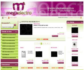 megaelectro.es: ELECTRODOMÉSTICOS. LOS PRECIOS MÁS BARATOS!!!. www.megaelectro.es Comprar en Tienda On-line de Venta por Internet
ELECTRODOMÉSTICOS. LOS PRECIOS MÁS BARATOS!!!. Comprar en Tienda On-line de Venta por Internet, www.megaelectro.es