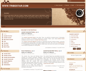 tribestar.com: Welcome to the Frontpage
Joomla! - the dynamic portal engine and content management system
