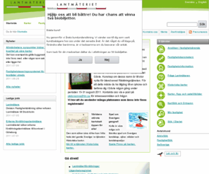 xn--lantmteriverket-4kb.com: Startsida | Lantmäteriet
Här finner du nya och gamla kartor och flygbilder, en mängd information om Sveriges fastigheter och geografi