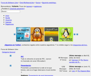 galaxialinux.com: Foros de Software Libre - Índice
Foros de Software Libre - Índice