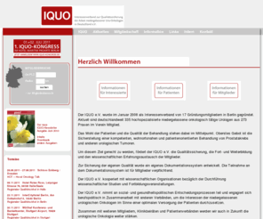 iq-uo.de: IQUO - Interessenverband zur Qualitätssicherung der Arbeit niedergelassener Uro-Onkologen in Deutschland e.V.»
