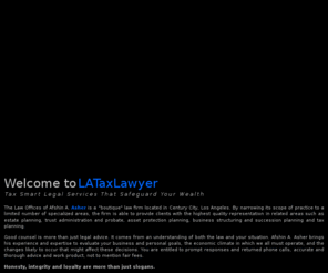 lataxlawyer.net: Law Offices of Afshin A. Asher, Inc.
