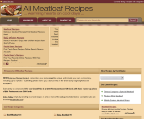 allmeatloafrecipes.com: All Meatloaf Recipes:  - Brought to you by A to Z Recipes .com
Meta description here..