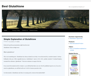 bestglutathione.com: Best Glutathione
Simple explanation of Glutathione