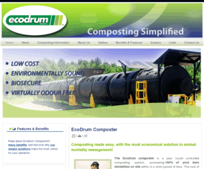 ecodrumcomposter.com: Ecodrum Composters | Animal Mortality Management
Ecodrum Composters, animal mortality composting made simple