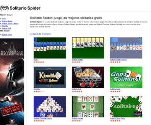 solitario-spider.es: Solitario Spider - Juege Solitario Spider Gratis
Solitario Spider: juege los mejores solitarios gratis