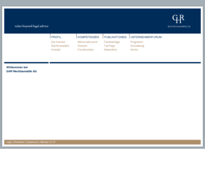 swisscopyright.com: GHR Rechtsanwälte - National und international tätige Anwaltskanzlei in Bern und Zürich - Willkommen
Willkommen