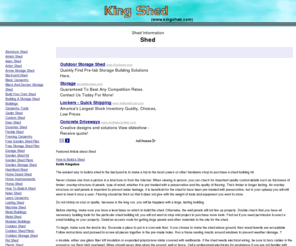 kingshed.com: Shed
Shed