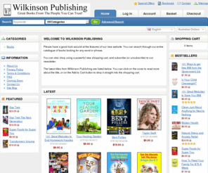 wilkinsonpublishing.com: Wilkinson Publishing
Wilkinson Publishing
Books From The People You Can Trust!