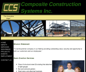 ccsicol.com: Composite Construction Systems Incorporated
We are proud to be one of only 20 companies with an Advanced Steel Erectors Certification (AISC). 