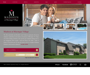 madisonmacungievillage.com: Madison at Macungie Village
We offer comfortable and affordable 1 and 2 bedroom apartments with private entrances, washer/dryers and modern conveniences in Macungie, PA. We're located less than 1 mile from Route 100 within 7 miles of Routes 222 and 22 and I-78.