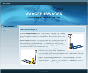 waagehubwagen.com: Waagehubwagen
Waagehubwagen - Hubwagen mit Waage