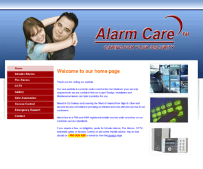 alarmcare.ie: Homepage
Registered Supplier, Installer and Repairer of Security Products