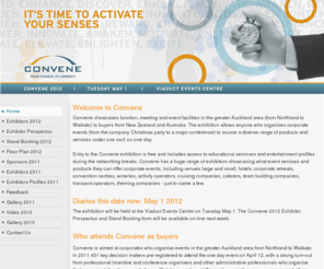 conveneauckland.co.nz: Convene Auckland
Convene Auckland -  Where Auckland function, meeting, conference and event organisers can discuss their needs with greater Auckland venue operators, gift suppliers, entertainers, speakers, technology providers, caterers and more.