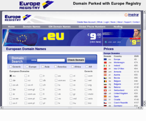 entertaining.asia: entertaining.asia - Domain parked by Europe Registry
Europe Registry is your European wide domain name registrar providing complete coveragage of European ccTLD domain names including .eu .de .nl .be .es .uk .it .se .ch .pl .at and more member states.