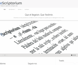 escriptorium.es: eScriptorium
Redacción y gestión de contenidos web