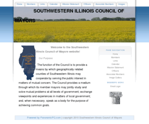 illinoismayor.org: SouthWestern Illinios Council of Mayors
An informational website for the SouthWestern Illinois Council of Mayors