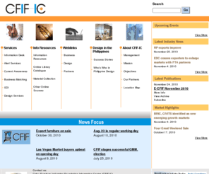 cfif-ic.com: Cebu Furniture Industries Foundation Information Centre
Information Center disseminates accurate, timely and relevant information to member companies and other industry stakeholders