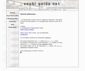 sushi-guide.net: Sushi Guide Germany
Sushi Guide Germany, ein neuer Sushi-Restaurantführer