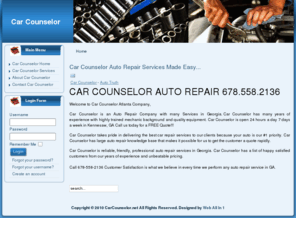 carcounselor.net: Car Counselor Auto Repair Services Made Easy...
Car Counselor