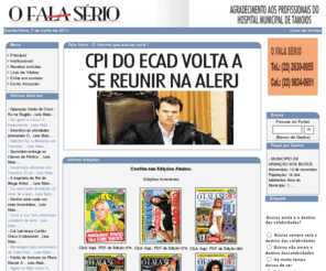 ofalaserio.com.br: O Fala Sério
Site do Jornal O Fala Sério 
   vírus da Aids e HIV