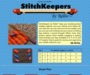 stitchkeepers.com: StitchKeepers by Rollie
StitchKeepers by Rollie is a must-have knitting accessory for organized knitters