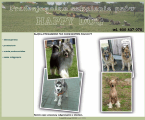 szkoleniepsow.net: Happy Dog - profesjonalne szkolenie psów, szkolenie, tresura, Łódź
Happy Dog to profesjonalna szkoła dla psów