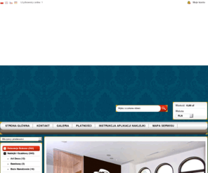 e-dekorator.com: e-Dekorator.com - naklejki ścienne, szablony malarskie, dekoracje, okolicznościowe prezenty
e-Dekorator.com oferuje państwu wspaniałe możliwości dekoracji: naklejki ścienne, szablony malarskie oraz moc okolicznościowych podarunków: prezenty na ślub, chrzciny ipt.
