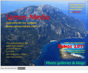 samos-media.com: Samos-Media
Internetseite von Dr. Peter Molz mit Photos, Informationen, Bildberichten und Reiseberichten fr Freunde der ostgischen Insel Samos in Griechenland