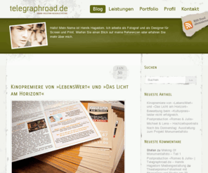 telegraphroad.de: Willkommen auf meinem Blog | Telegraphroad.de – Henrik Hagedorn Mediengestaltung
