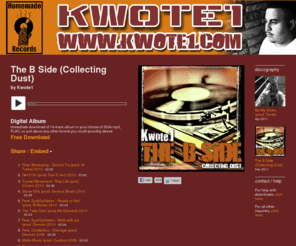 kwote1.com: The B Side (Collecting Dust), by Kwote1
16 track album