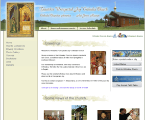 unexpectedjoychurch.org: Theotokos "Unexpected Joy" Orthodox Church - Home
Home page of Theotokos Unexpected Joy Mission