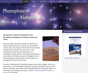 xn--planetentne-zfb.com: Phonophorese, Heilen mit kosmischen Tönen Stimmgabel-Therapie -
Stimmgabe-Therapie, Klang-Therapie Phonophorese