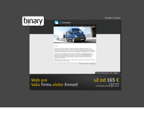 binary.sk: binary.sk - webdesign & IT services
Profesionálny webdesign, IT služby a intranetové aplikácie a systémy