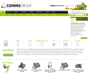 commsgroup.com: Comms Group | Telephone System, Landline, Business Mobiles, Broadband, Avaya, BT, Panasonic
Comms Group are an independant telecoms solutions provider based in Northampton covering the whole of the UK specialising in business to business communications, telephone system installations and services.