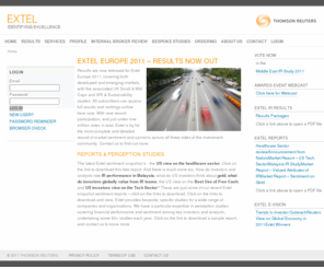 extelibr.net: Thomson Reuters Extel
Thomson Reuters is the world's leading source of intelligent information for businesses and professionals.