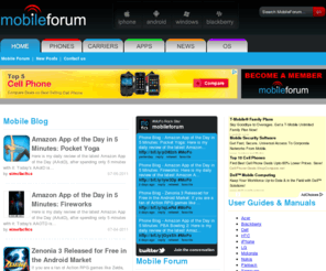 mobileforum.com: 
Mobile Forum: Information about Mobile Phones