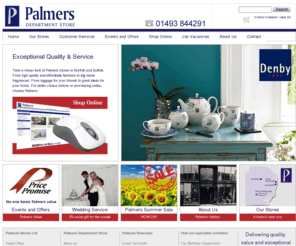 palmerstores.com: Palmers Department Stores Great Yarmouth Lowestoft Dereham Bury St Edmunds
