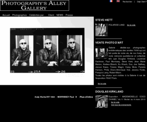 photographysalley-gallery.com: Photography's Alley Gallery - Photographes et Photographies d'art
site de photos d'art, richard aujard, adrien dirand,anthony donaldson,duc,IIanit illouz,caroline de greff,antoine delage  de luget,ku khanh,claude guillaumin,xavier martin,veronique vial,carey more,pamela hanson,steve hiett,jean marie marion,paul morrissey,uli rose,tiziano magni,janusz kawa,michel momy,ian patrick,kristine thiemann,yves buclet,orlando dos santos,didier massard,laurence sackman