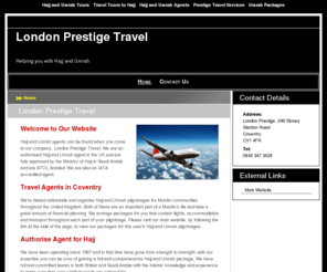 umrah-hajj.net: Travel Agents in Coventy : London Prestige Travel
Help with Hajj and Umrah tours can be found when you come to London Prestige Travel.