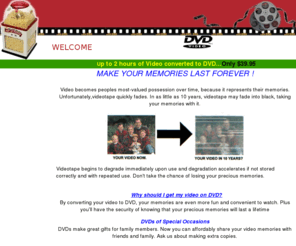 video2dvd.net: Home movies transfer to video dvd
Home Movie Film to Video Transfer, Video and Film to DVD | Integrated Imaging