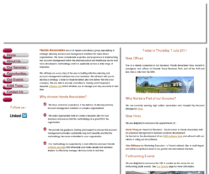 handsassociates.com: Hands Associates - Leading the field in Key Account Management Solutions
Hands Associates - Leading the field in Key Account Management Solutions