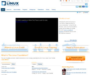 opensourcedevelopmentlab.com: The Linux Foundation
The Linux Foundation is a non-profit consortium dedicated to fostering the growth of Linux, and promoting standardization and technical collaboration of Open Source Linux