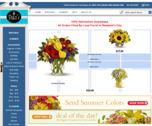 rainsvilleflorist.com: Fort Payne Florists - Flowers Fort Payne AL - Traci's
Traci's, your local Fort Payne florist, sends fresh flowers throughout the Fort Payne, AL area. Traci's offers same-day flower delivery on all arrangements.